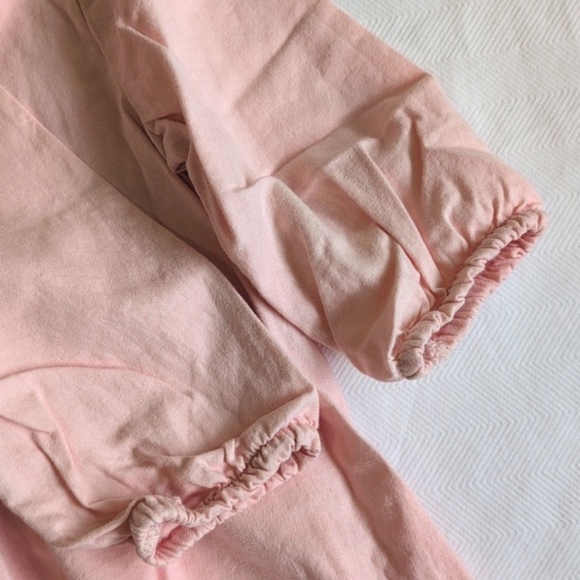 old navy pastel pink cotton twill pintuck a-line dress 2T toddler girls - Picture 4 of 7